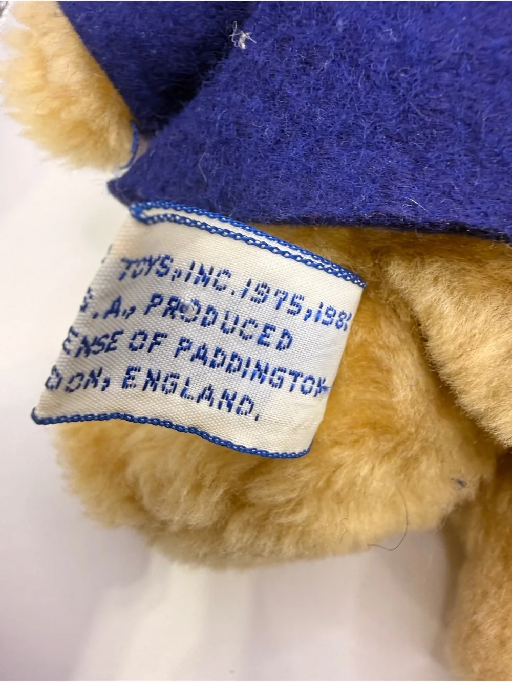 2 Paddington Bear Plushy 1981 Eden Toys 10